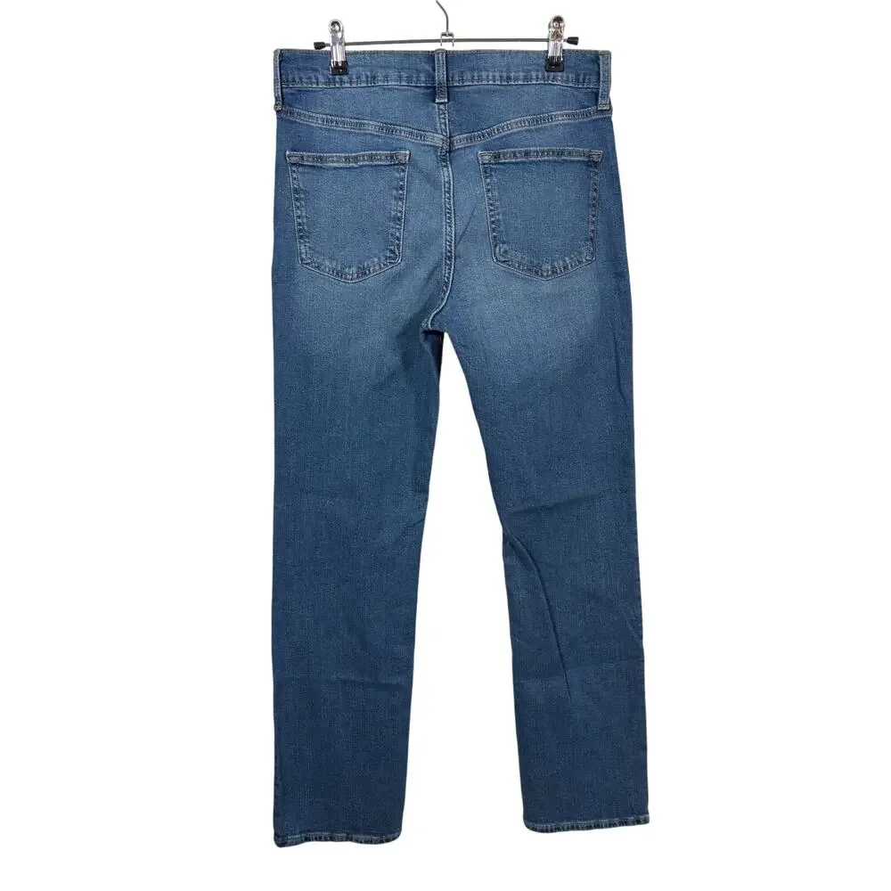 Old Navy Straight Built-In Flex Jeans Kids 16 Blue Straight Stretch Denim Youth